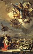 Giambattista Tiepolo Hl. Thekla erlost Este of the plague painting